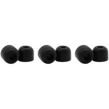 Shure EACYF1-6L melnās putu uzmavas (lielas, 3 pāri)