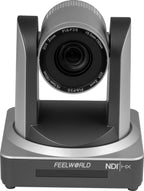 Feelworld PTZ Camera NDI20X with 20x optical zoom, streaming PTZ camera for professional video production and live streaming.