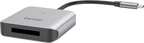 Lexar CFexpress Type B Card Reader LRW510U with USB-A and USB-C ports for fast data transfer from memory cards.