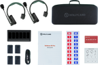 Hollyland Solidcom SE Pro two-way wireless headsets with microphones for professional video communication.