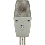 sE Electronics T1 condenser microphone with studio-quality build and black finish, suitable for professional recording setups.