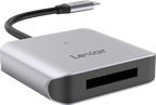 Lexar CFexpress Type B Card Reader LRW510U with USB-A and USB-C ports for fast data transfer and versatile connectivity.