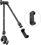 SmallRig Desktop Magic Arm with Crab-Shaped Clamp, adjustable tripod support for cameras and accessories, black metal construction.