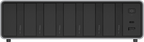 Lexar Workflow Go docking station with Thunderbolt 4 uplink and 6-module bay for professional data transfer and device connectivity