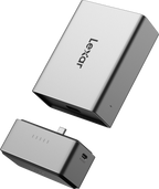 Lexar Workflow Go docking station with two module bays, USB hub and multiple port options for data transfer and device connectivity