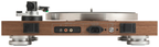 JBL TT350 turntable with a sleek black design, featuring tonearm and platter, ideal for high-quality vinyl listening.