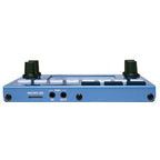 Bluebox digital mixer by 1010music featuring multiple knobs, sliders, and input/output ports in a compact design.