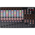 Akai Professional APC 40 MK2 DAW controller with multiple knobs, pads, and faders for music production and live performance.