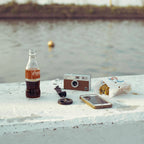 Kodak EKTAR H35 Half Frame Camera, compact instant camera with vintage design, ready for colorful instant photos.