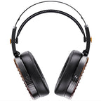 FiiO FT7 wired headphones with black and silver design, featuring over-ear cups and audio cable for high-quality sound.