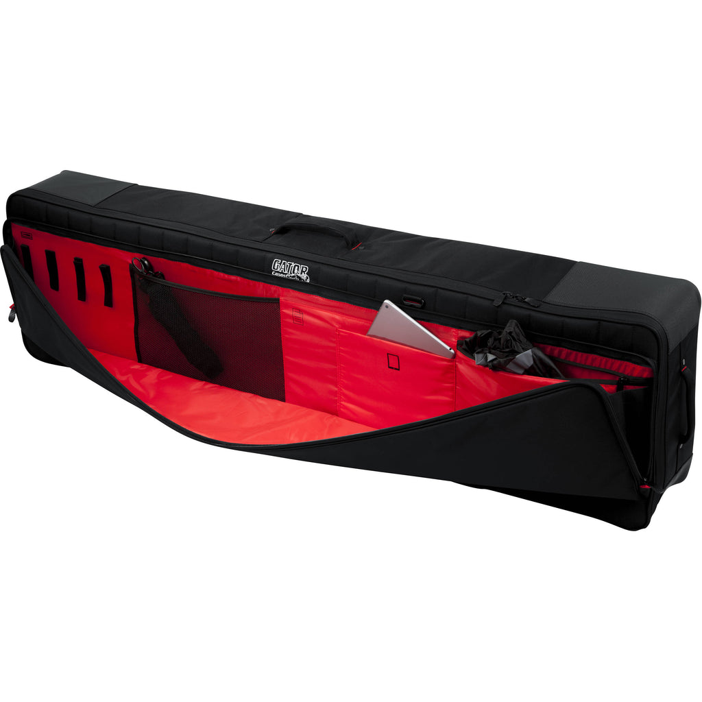 Gator G-PG-88-SLIM-XL Pro-Go sērijas 88 taustiņu plāna papildu gara klaviatūras soma