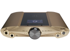 iFi Audio iDSD Valkyrie headphone amplifier and DAC showing front panel with controls and display screen