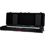 Gator GTSA-KEY88D 88-key keyboard case with polyethylene body and TSA lock for secure transport and protection.