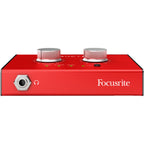 Focusrite RedNet AM2 studio monitor controller with sleek black design and multiple input/output ports for professional audio management.
