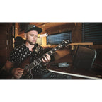 IK Multimedia iRig HD 2 audio interface with guitar and instrument connections, compact design, and digital output for high-quality sound.