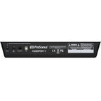 Presonus Faderport 8 DAW controller with eight motorized faders and a sleek layout for music production.