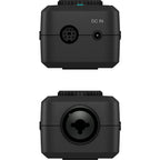 IK Multimedia iRig Pro I/O audio interface with combo input, gain knobs, and connection ports for mobile and studio recording.