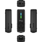 IK Multimedia iRig Pro I/O audio interface with input and output jacks, compact design, and professional audio connectivity.