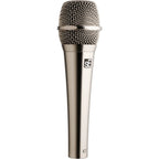 SE Electronics V7 dynamic microphone without switch, professional audio microphone for vocals and instruments, black metal body.
