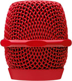 SE Electronics V7 dynamic microphone without switch, close-up of black microphone with metal grille and brand logo.
