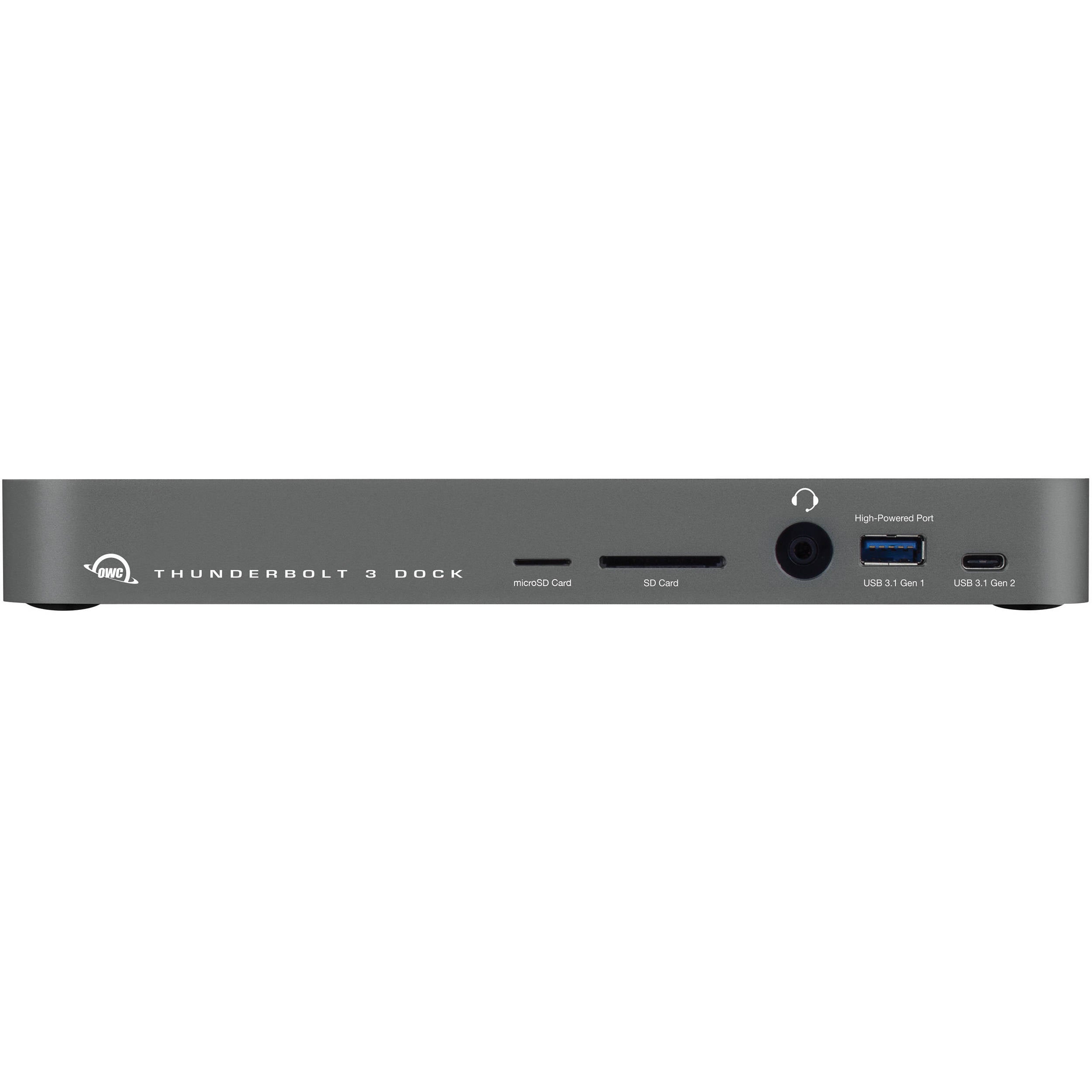 OWC Thunderbolt 14-Port Dock with multiple USB and Thunderbolt ports for versatile computer connectivity and expansion.