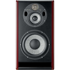 Focal Trio11 BE active nearfield monitors showing sleek black design with front control knobs and speaker grille.