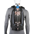 Think Tank StreetWalker V2.0 video equipment bag with multiple compartments and padded straps for comfortable carrying.