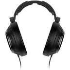 Close-up of Sennheiser HD 820 head-fi headphones with their sleek design and high-quality build.