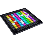 Novation Launchpad Pro MK3 MIDI controller with grid of colorful pads for music sequencing and performance.