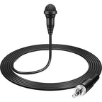 Sennheiser ME 2-II Lavalier microphone with clip, designed for professional audio recording and discreet wearable use.