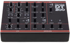 Dtronics DT-200 V3 synthesizer with knobs, buttons, and display screen, showcasing its electronic music interface and controls.