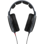 Sennheiser HD 600 studio headphones with open-back design and large over-ear ear cups for professional audio listening