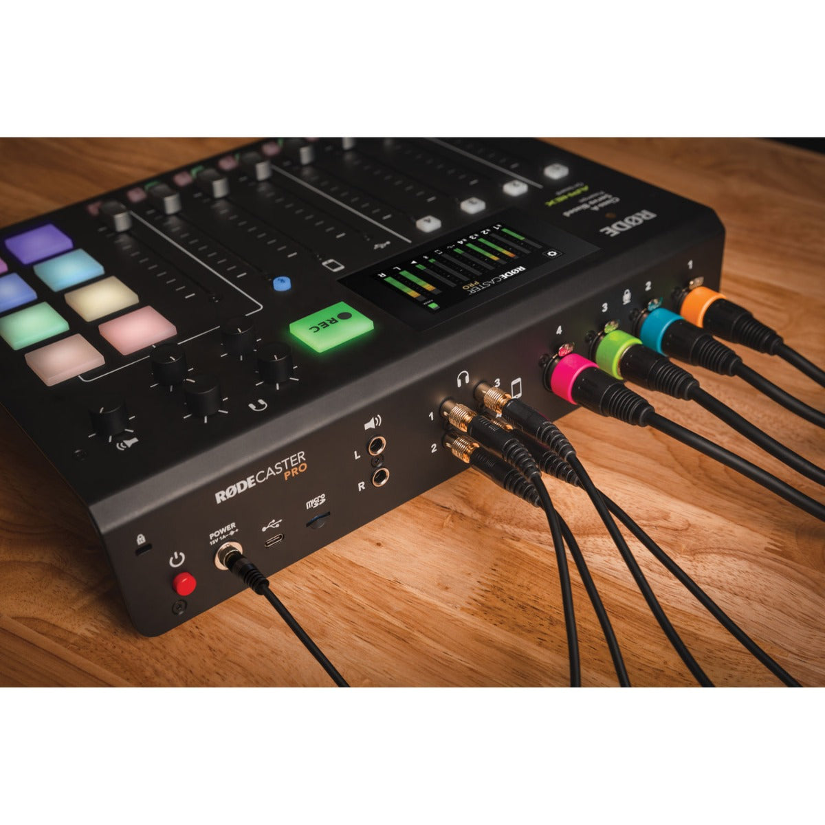 Rode HJA-4 4-piece headphone adapters and splitters for connecting multiple audio devices.