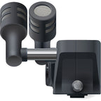 Zoom XAH-8 recorder accessory for Zoom H8, shown attached to the portable audio recorder with connection ports visible.