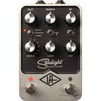 Universal Audio UAFX Starlight Echo Station effects pedal with knobs and switches on a textured surface.