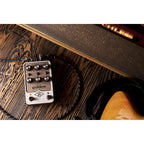 Universal Audio UAFX Golden Reverberator effects pedal with sleek design and controls for rich reverb sounds.
