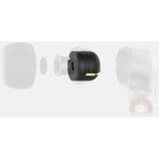 Sennheiser IE 900 high-end in-ear headphones with sleek black design and detailed ear tips for premium sound quality.