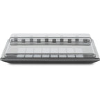 Decksaver cover for Novation Circuit Tracks and Rhythm, clear protective plastic case with precise fit and branding.