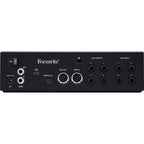 Focusrite Clarett+ 4Pre audio interface with multiple input and output ports, compact design, and professional audio features.