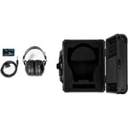 Audeze LCD-2 Classic closed-back leather-free head-fi headphones with black ear cups and headband, designed for high-quality audio.