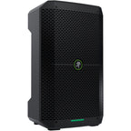 Mackie Thump GO portable PA speaker with built-in handle, control panel, and speaker grille for live sound reinforcement.