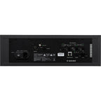 Adam Audio A44H mid-field and main studio monitors with sleek black design and custom drivers for professional sound reproduction.