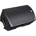 HK Audio SONAR 112 Xi active loudspeaker showing front grille and control panel on a black professional audio speaker.