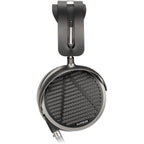 Audeze MM-500 studio headphones with over-ear design, black ear cups, and adjustable headband for professional audio monitoring.