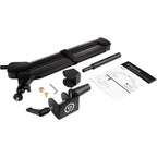 Elgato Wave Mic Arm for broadcast microphones, adjustable metal arm with mounting clamp, suitable for streaming and recording setups.