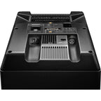 Neumann KH 150 active nearfield monitor speakers with sleek black finish, designed for professional audio monitoring.