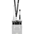 Sennheiser MKE Mini Lavalier microphone clipped to clothing, compact wearable microphone for professional audio recording.