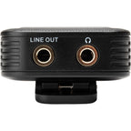 Saramonic Blink500 ProX B1 creator wireless microphone system with transmitter and receiver, compact and professional audio setup.