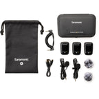 Saramonic Blink500 ProX B2 wireless microphone system with two transmitters and receiver for creators