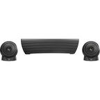Pair of Kali Audio IN-UNF studio monitors with subwoofer in a professional music studio setup